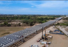 Construction of the bridge between Puerto Vallarta and Riviera Nayarit is progressing